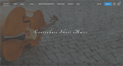 Desktop Screenshot of contrabasssheetmusic.com